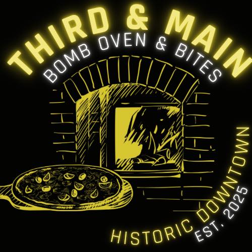 Third & Main: Bomb Oven & Bites logo